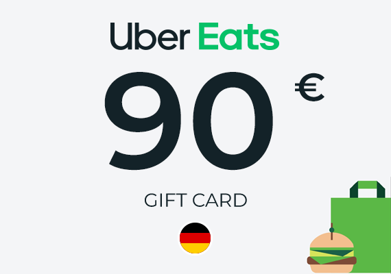 Uber Eats Gift Card 90 EUR (DE) Key - GERMANY